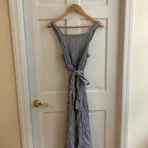 Seersucker Linen jumpsuit